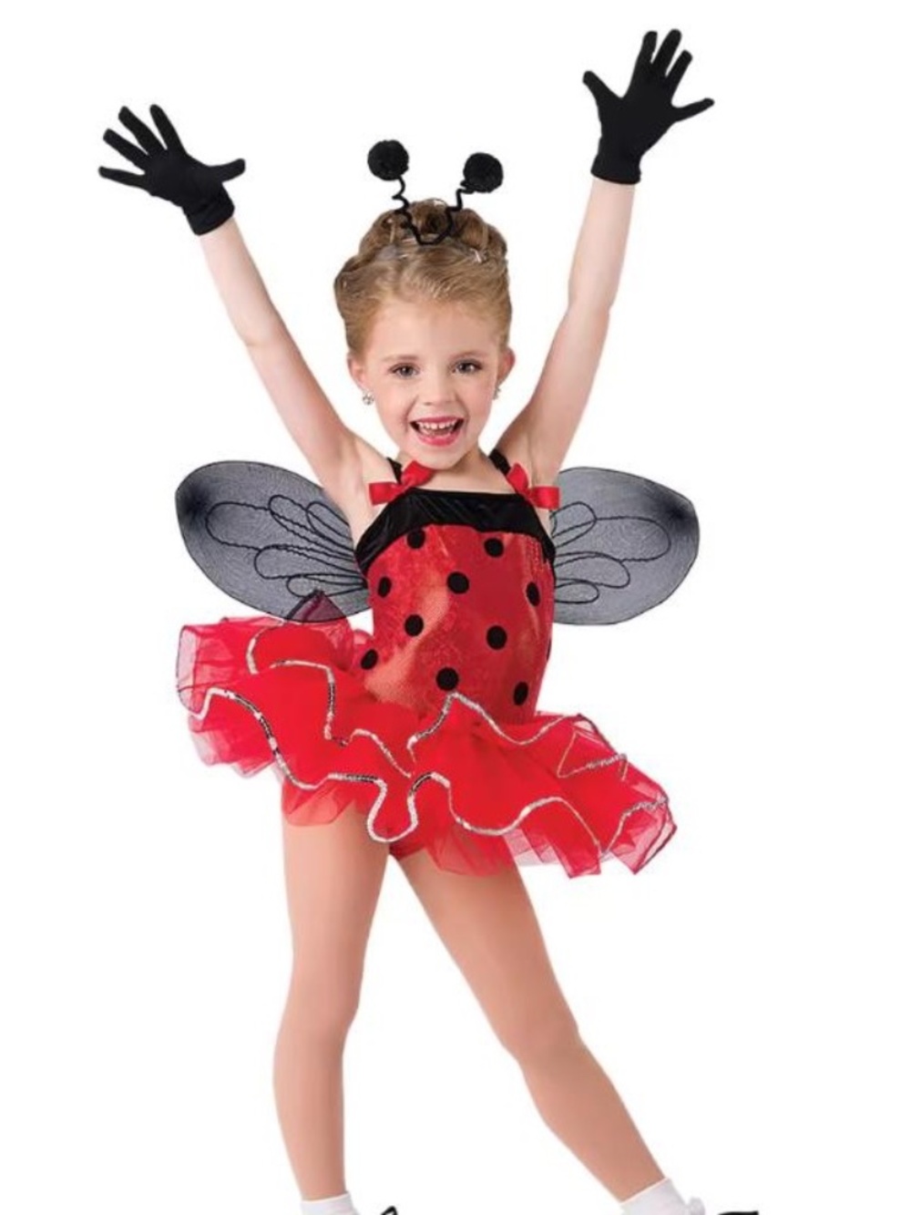 Little Lady Bug Costume or Dance Outfit (5-6yr girls) Small/Medium in childrens.